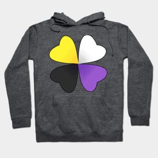 LGBT Pride Flower Non-Binary Hoodie